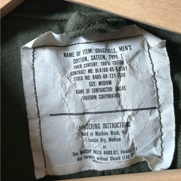 RARE VINTAGE COTTON SATEEN COVERALLS - Picture 12 of 12